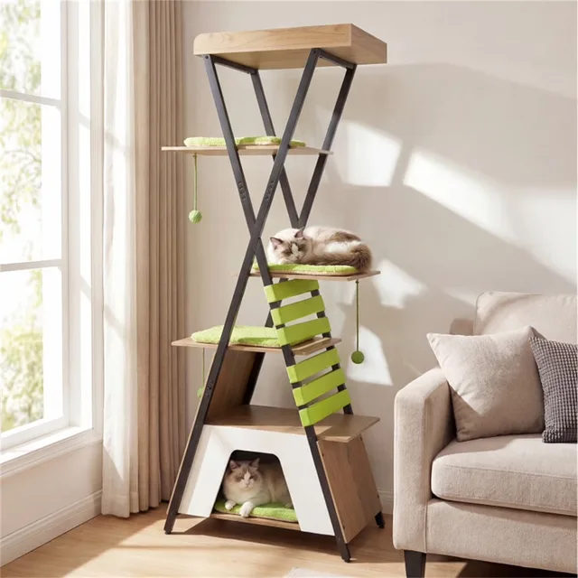 Furniture & Enrichment 73" green brown