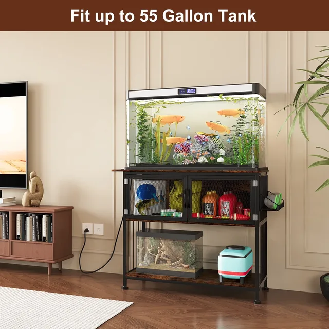 Fish Tank 40-55 gallon 31.3 in black