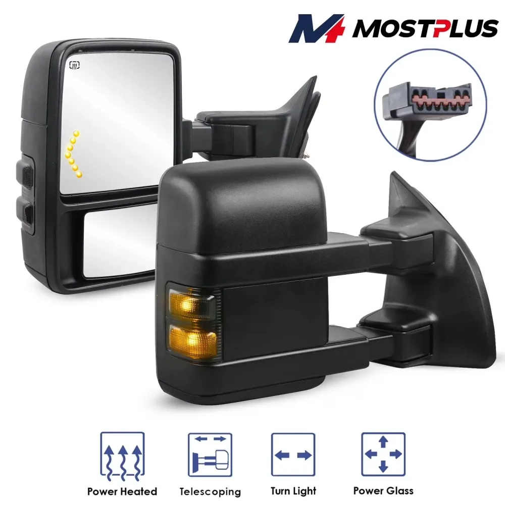 Mirror folding telescoping
