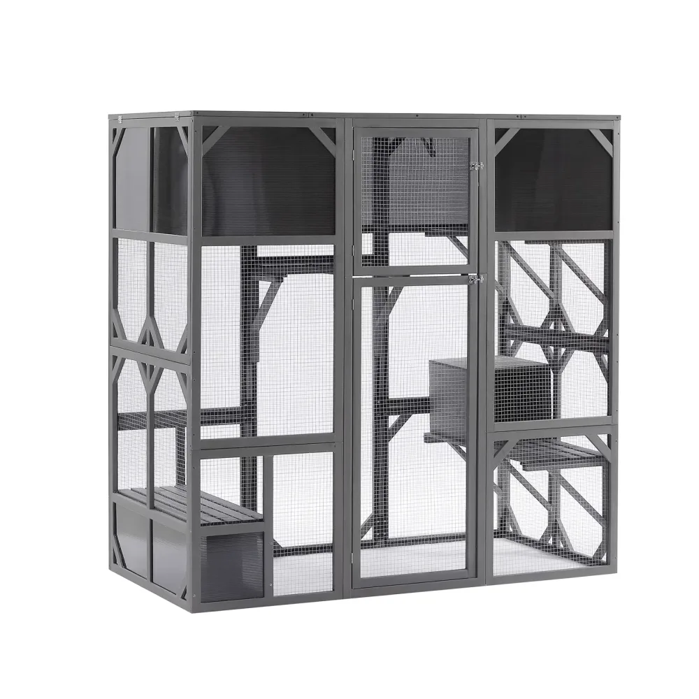 Furniture & Enrichment weatherproof grey 67.5"