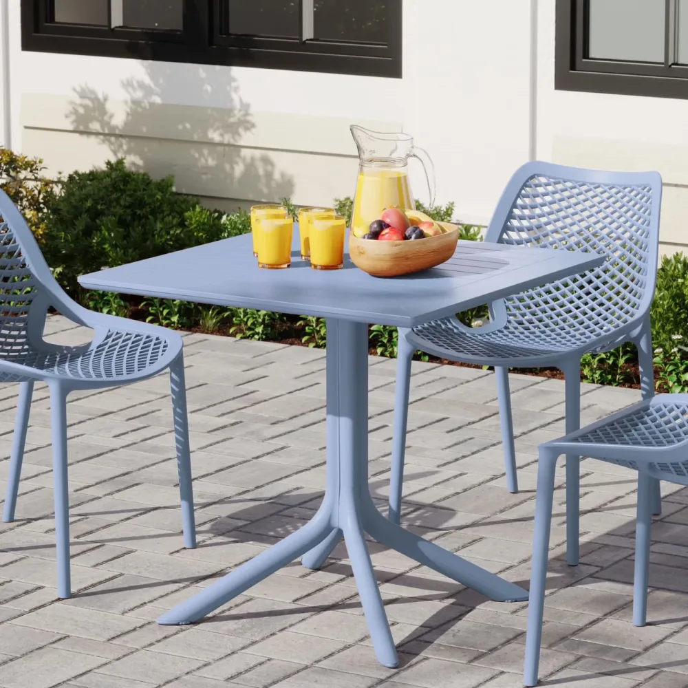 Patio Dining 31.5" red blue