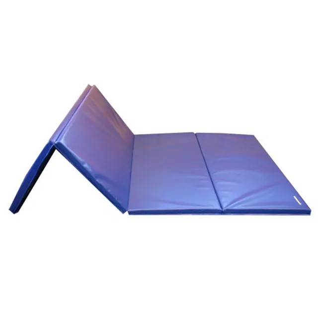 Gym Mats 8 inch folding blue