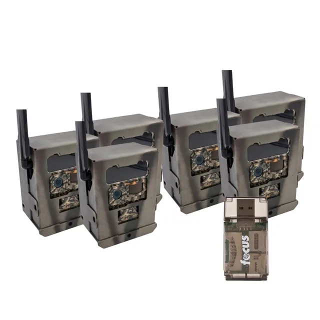 Trail Camera 6 pack heavy-duty black