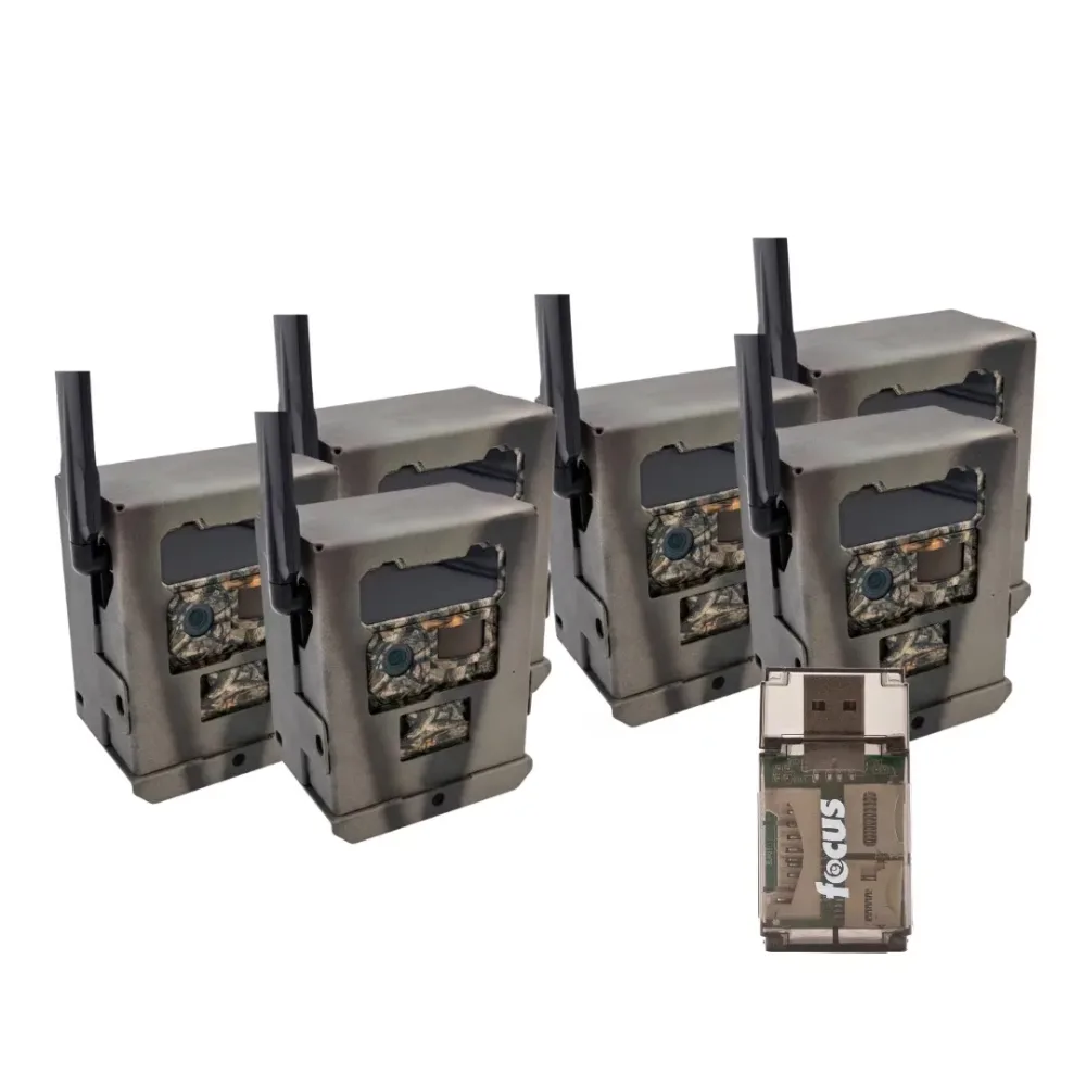 Trail Camera 6 pack heavy-duty black