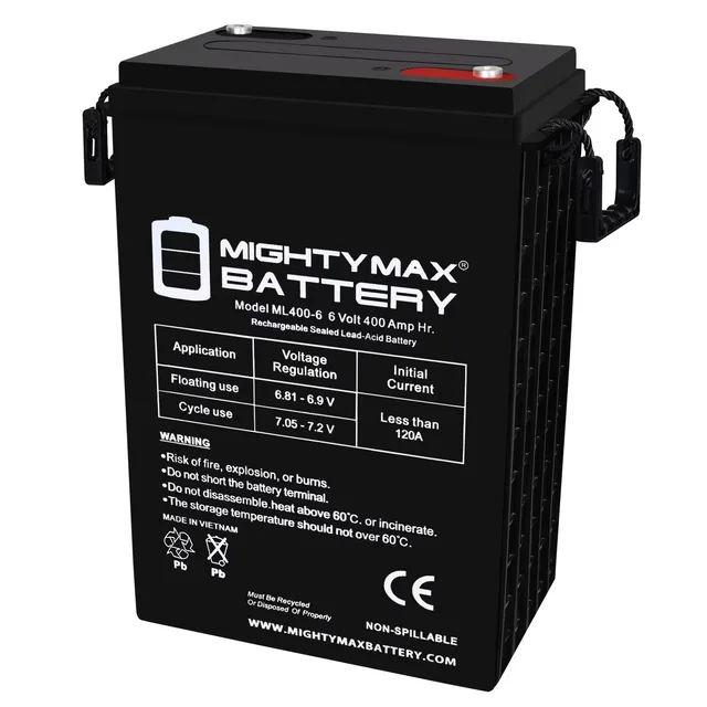 Battery 6v 6 volt 11.56 in