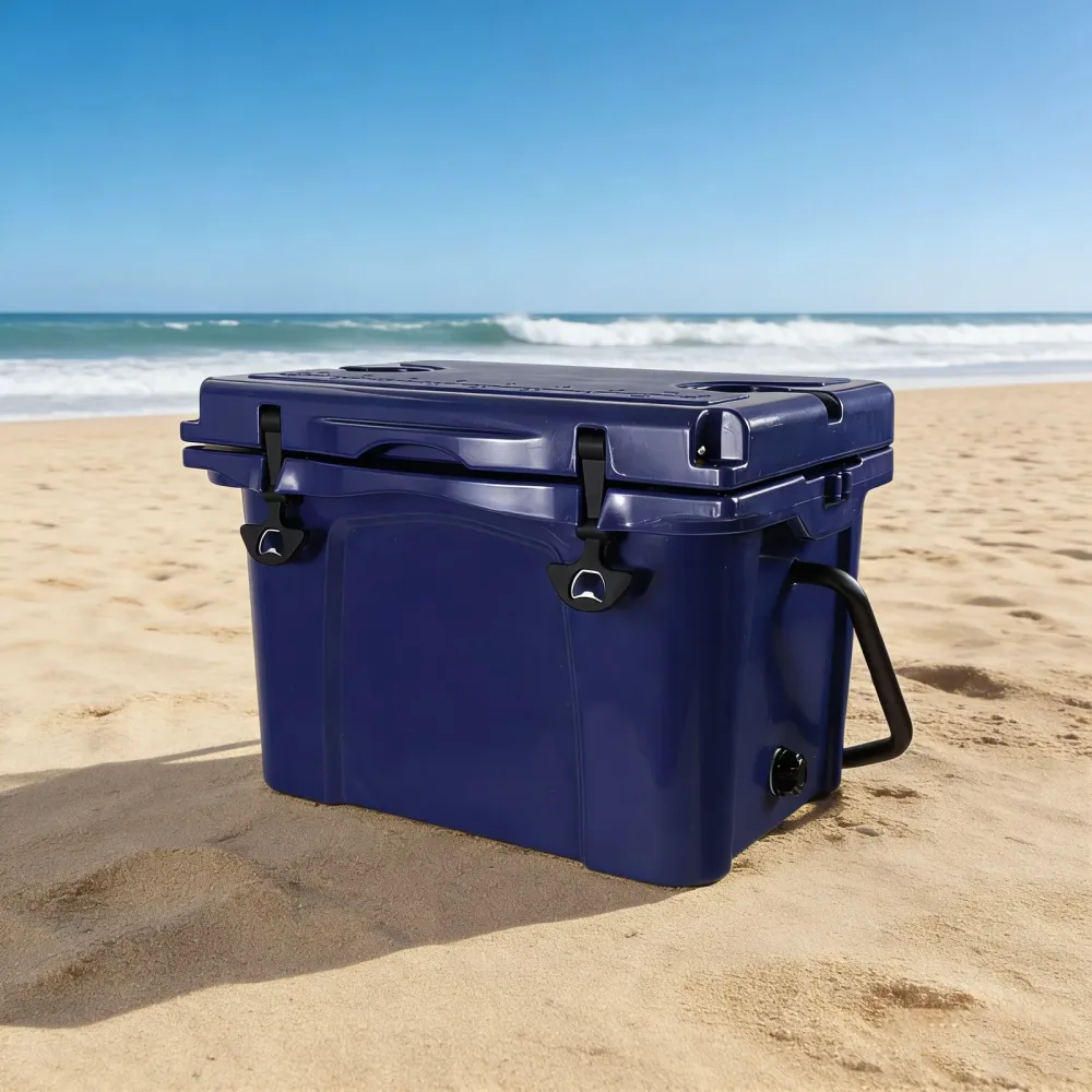 Hard Cooler portable blue 21.46"