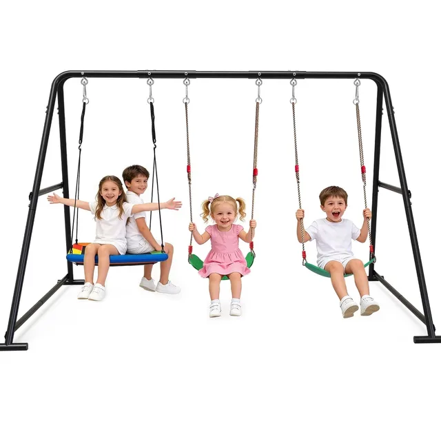 Backyard black 600 pounds adjustable