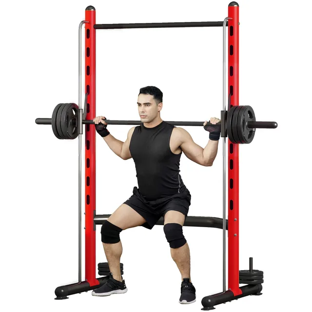 Squat Rack 83.5 in adjustable heavy-duty
