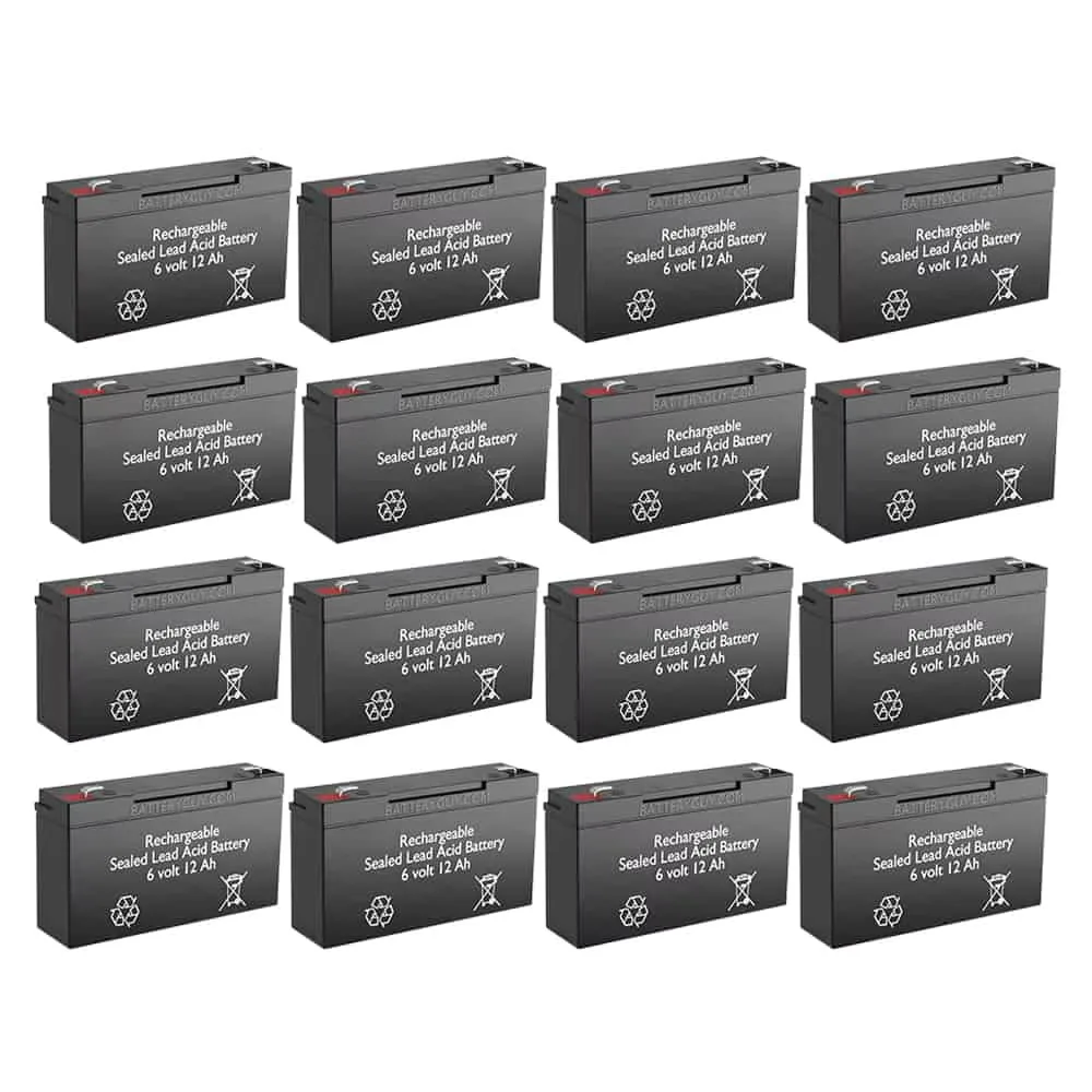 Battery rechargeable 6 volt