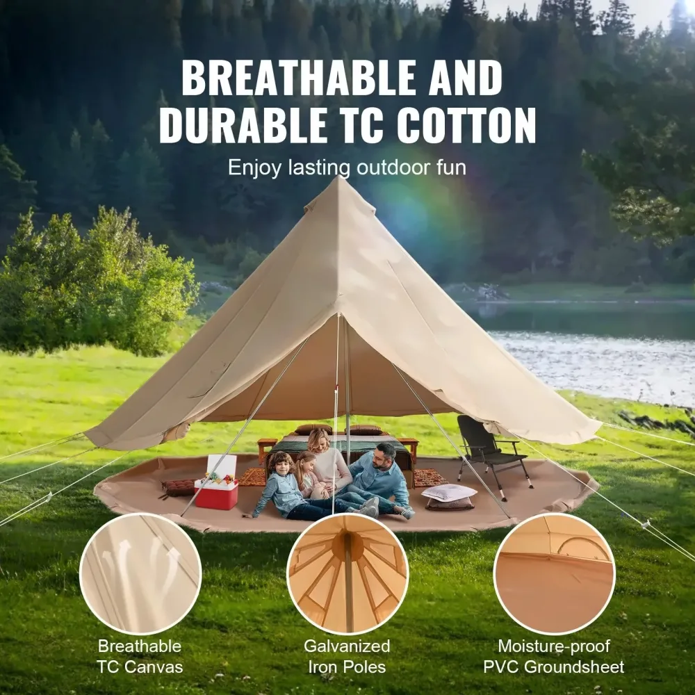 Canvas Bell 12 person 12 people 5"