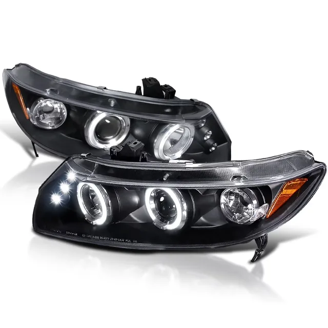 Projector Headlights led black waterproof