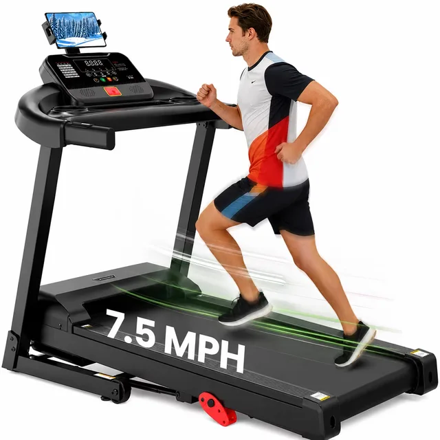 Treadmill 330lb 3.5hp portable