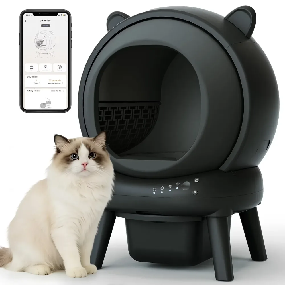 Cat Litter white black