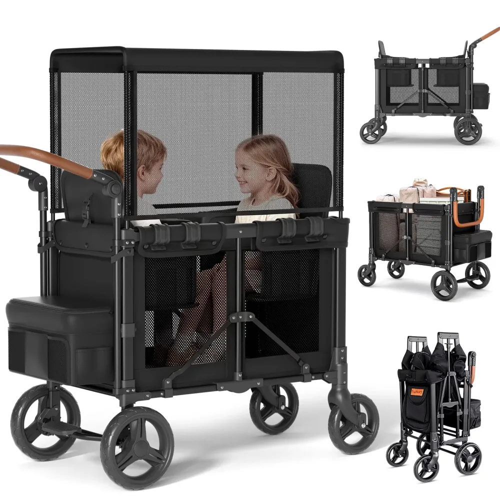 Wagon foldable adjustable black