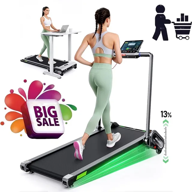 Folding Treadmill 330 lbs 2.5 hp portable