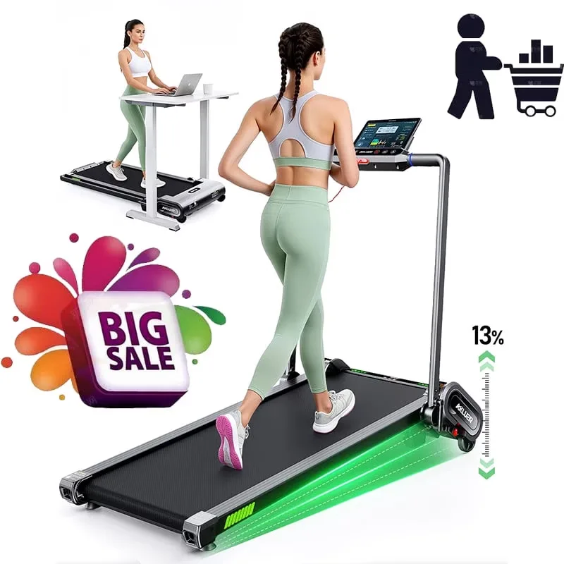 Folding Treadmill 330 lbs 2.5 hp portable