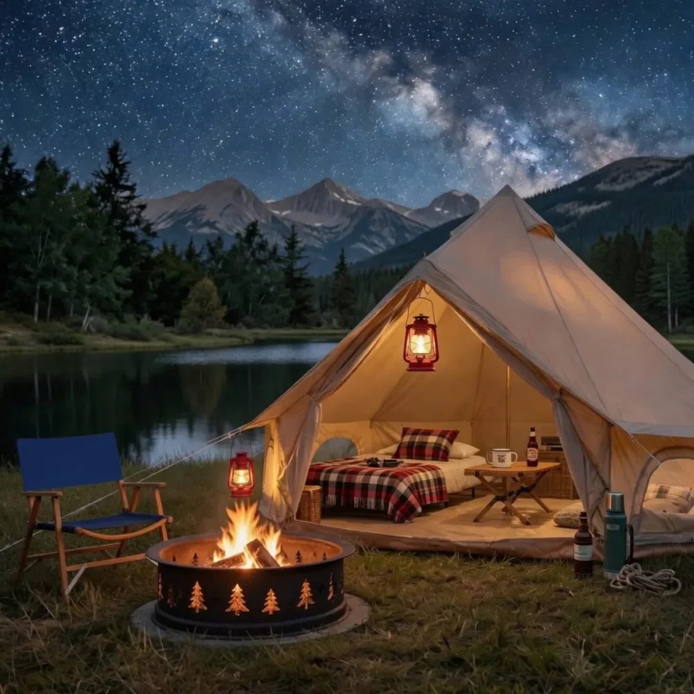 Bell Tent 9.8 ft 4 person waterproof