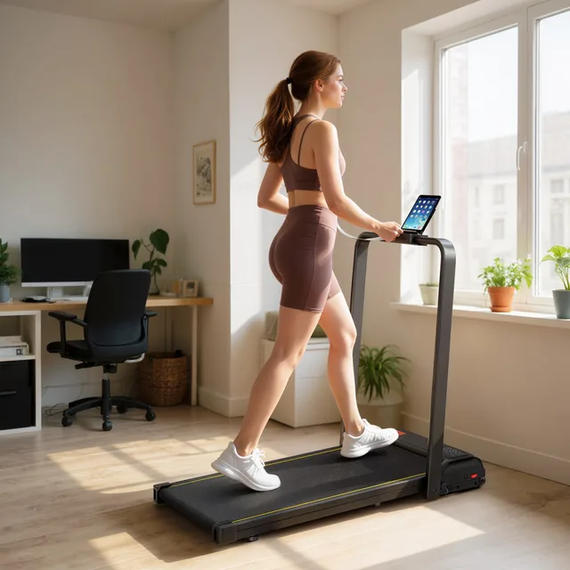 Pad Treadmill foldable led 2hp