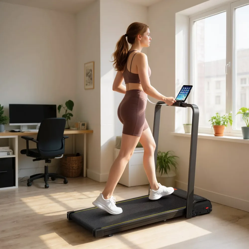 Pad Treadmill foldable led 2hp