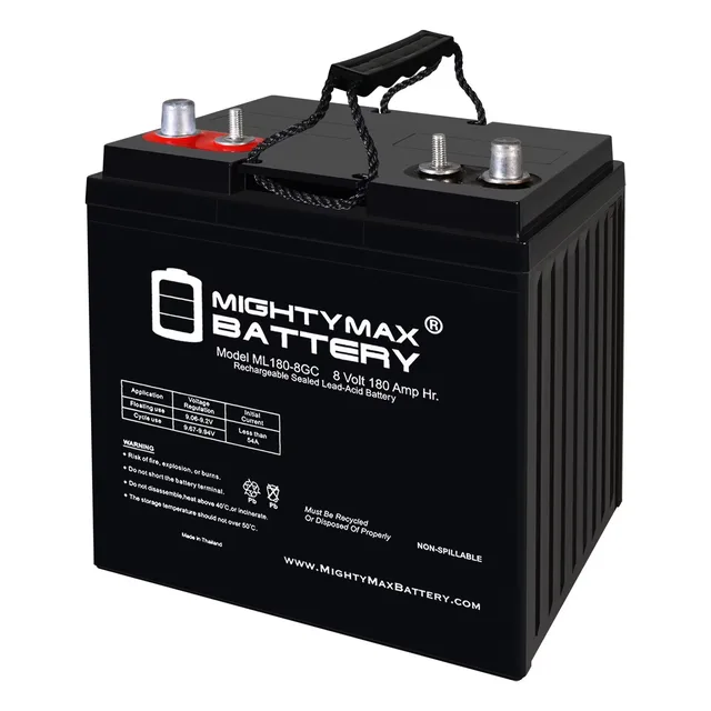 Battery 8v 8 volt 10.75 in