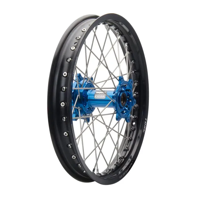 Complete Wheel black silver blue
