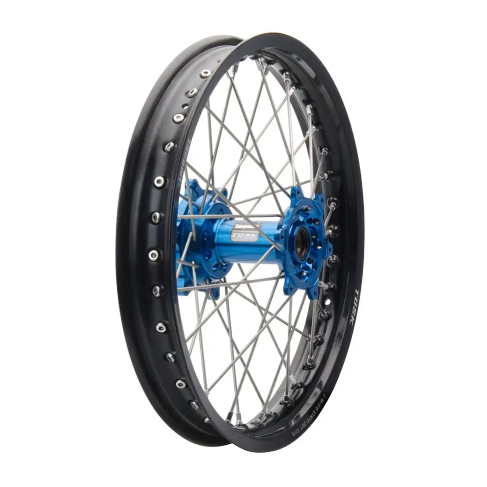 Complete Wheel black silver blue