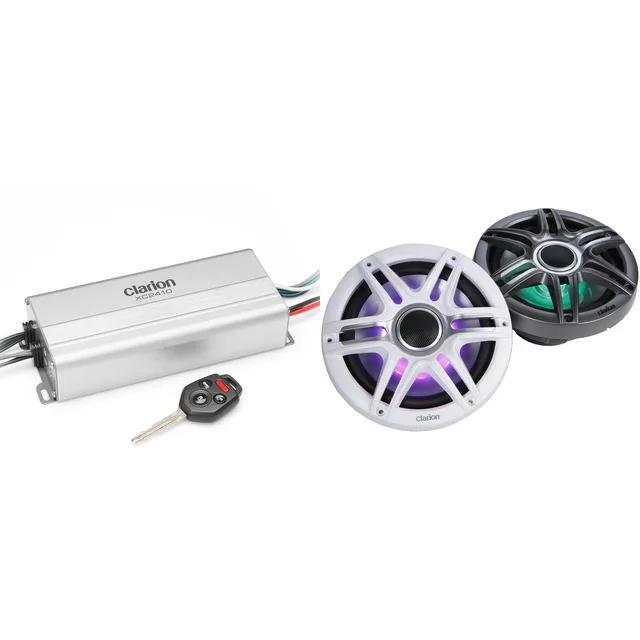 Boat Audio 4 channel 7.7" led