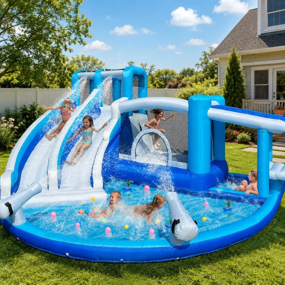 Backyard Play 13.8 ft blue 7 ft