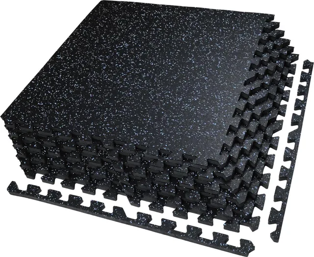 Gym Mats 0.56in black blue