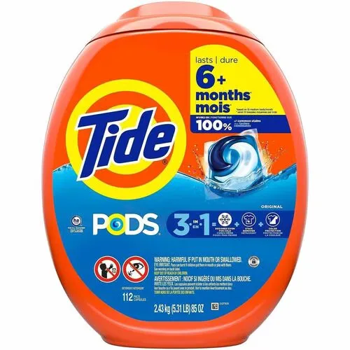 Laundry Detergent 8 packs 4 packs orange