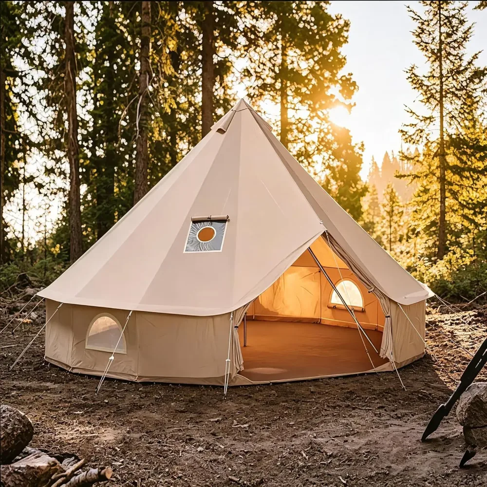 Canvas Bell 300cm beige 10000mm