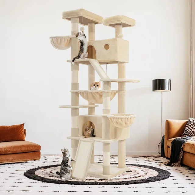 Furniture & Enrichment 81" beige 45.67"