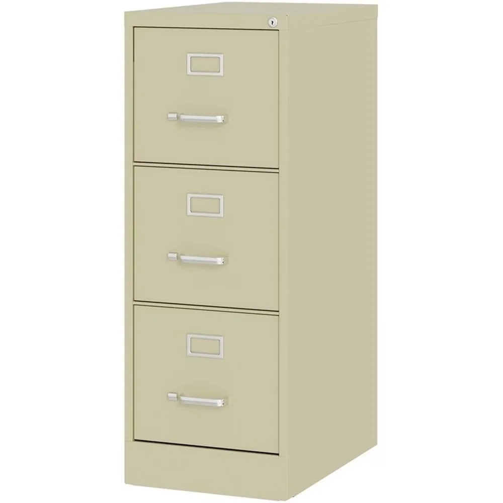 Filing Cabinet 22" beige heavy-duty