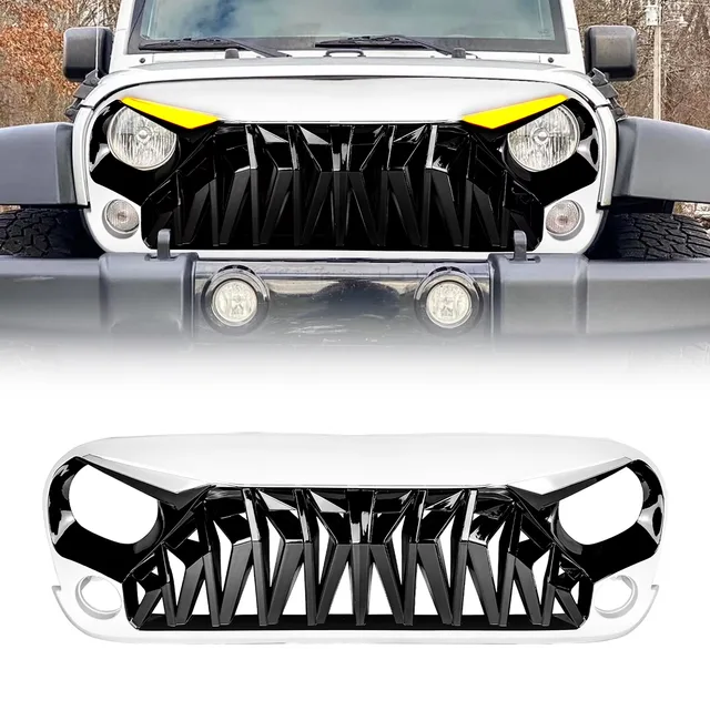 Grille white black led