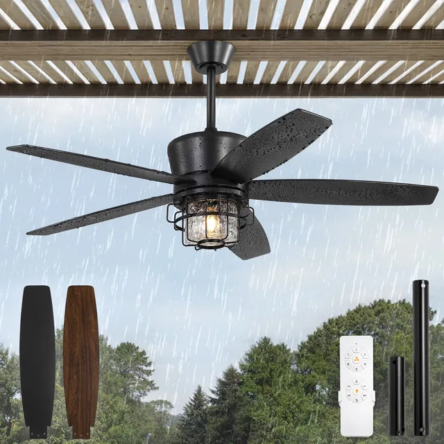 Fan 52" led waterproof