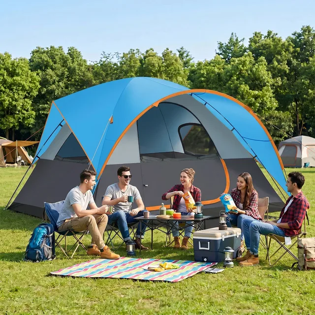 Camping Tent 8-10 person 72" waterproof