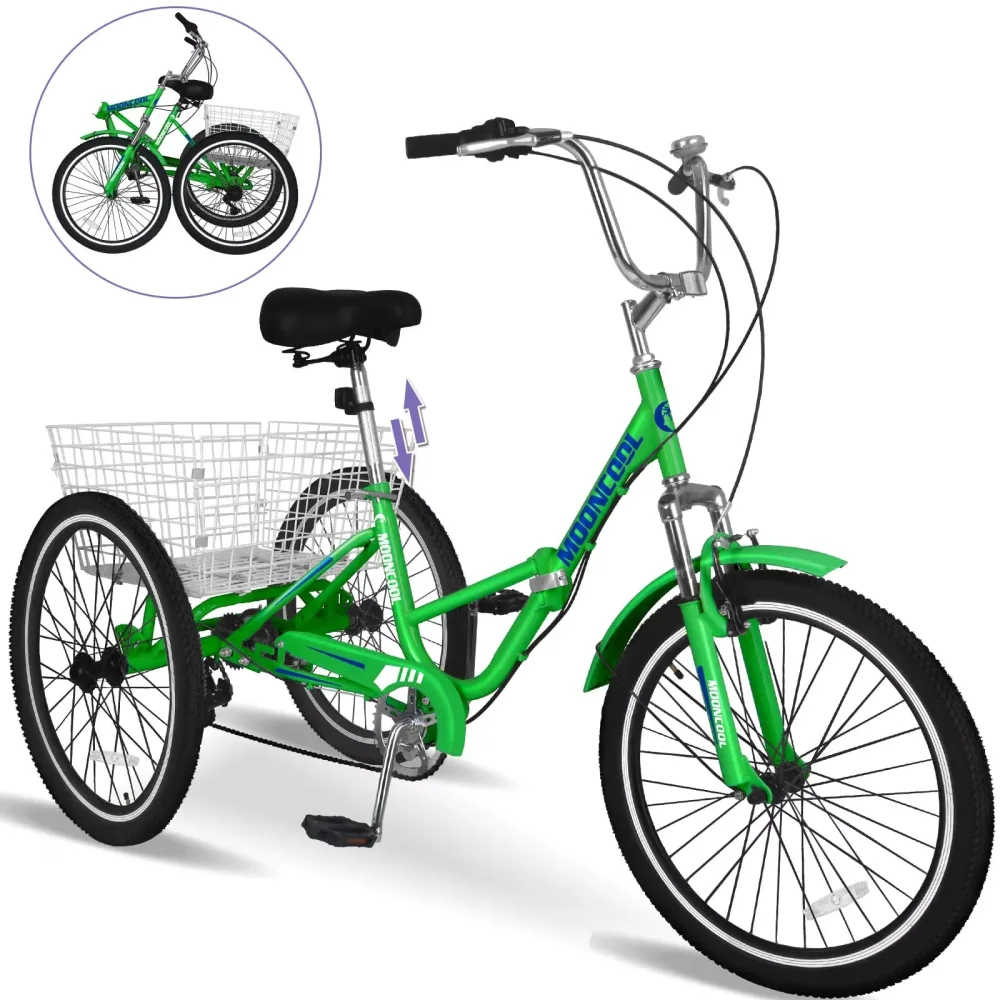 Cruiser Bike folding foldable green