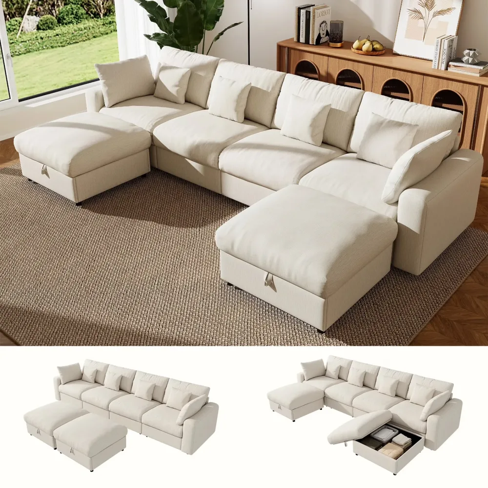 Living Room 140" beige 26.38"