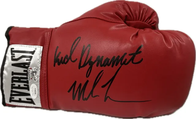 Leather Boxing red