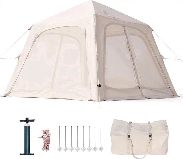 Hot Tent 4-6 person waterproof beige