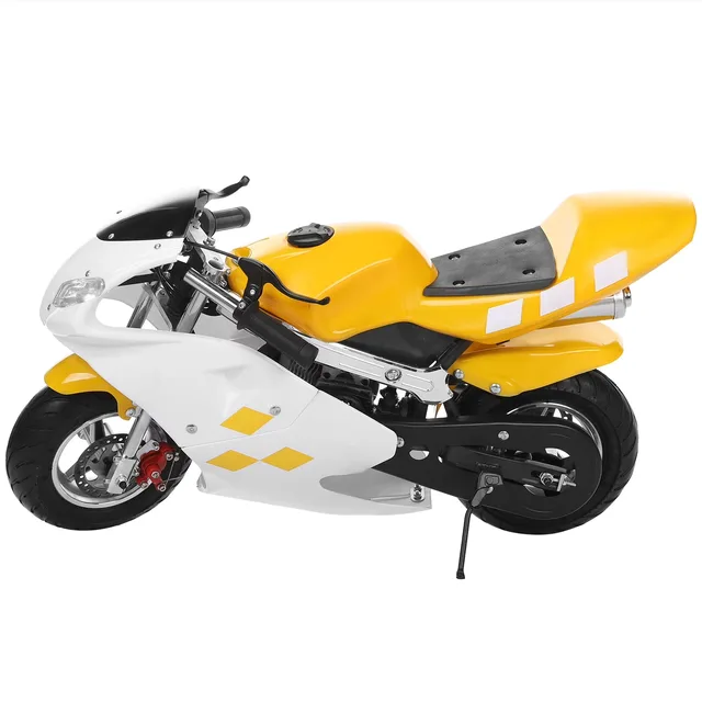 Pocket Bike 170 lbs white yellow