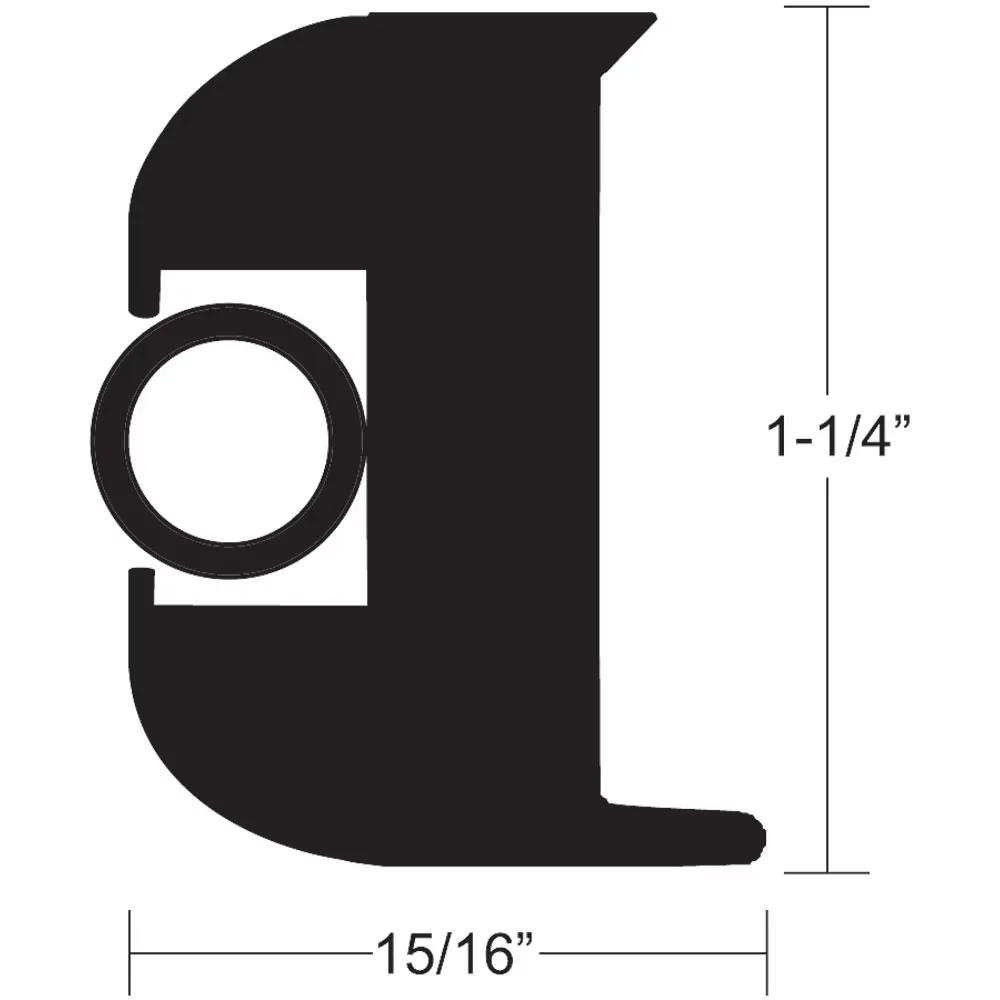 Boat Covers black 6" 22"