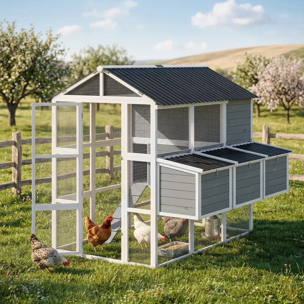Chicken Coop 77" waterproof 68.9"