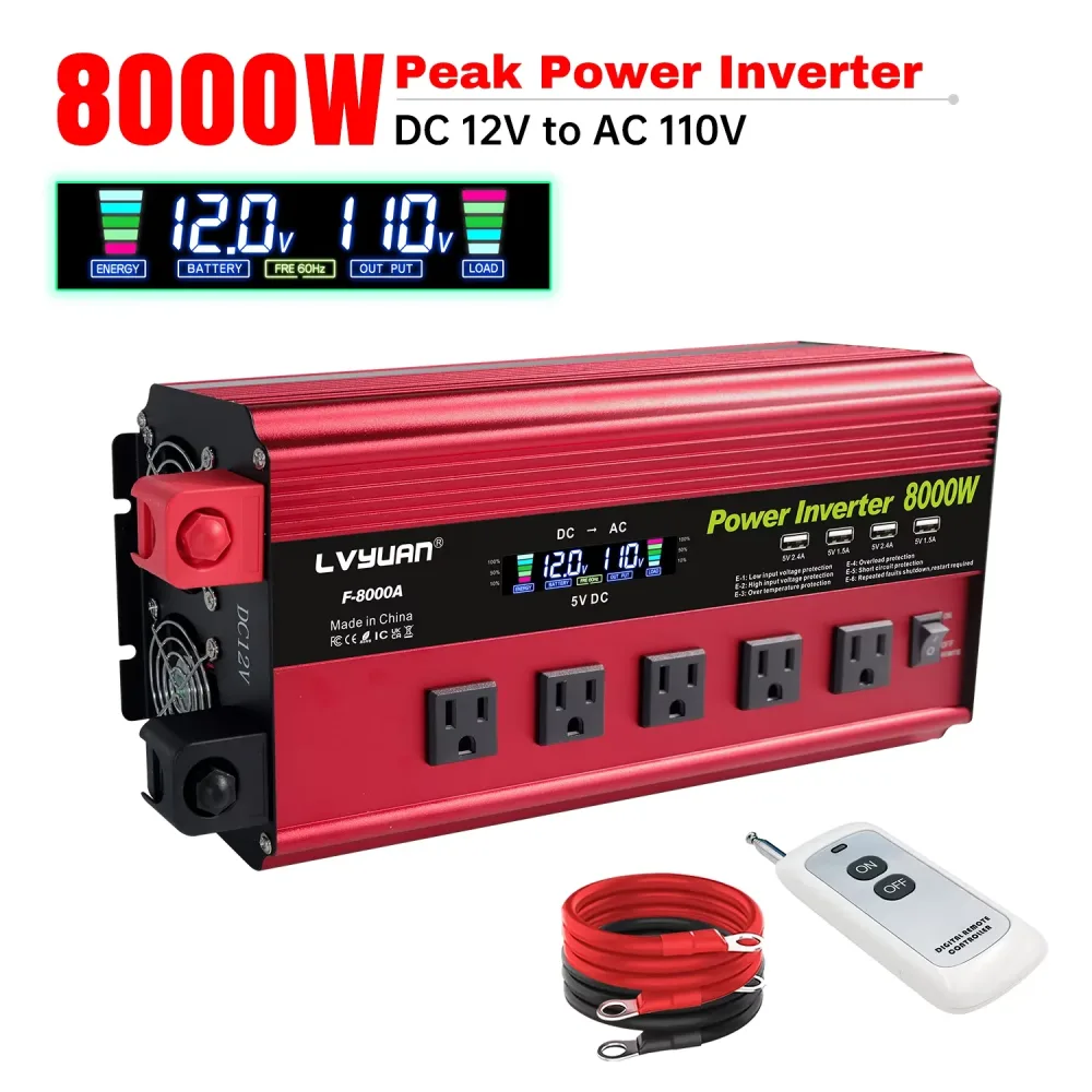 Power Inverter 4000w 8000w 12v