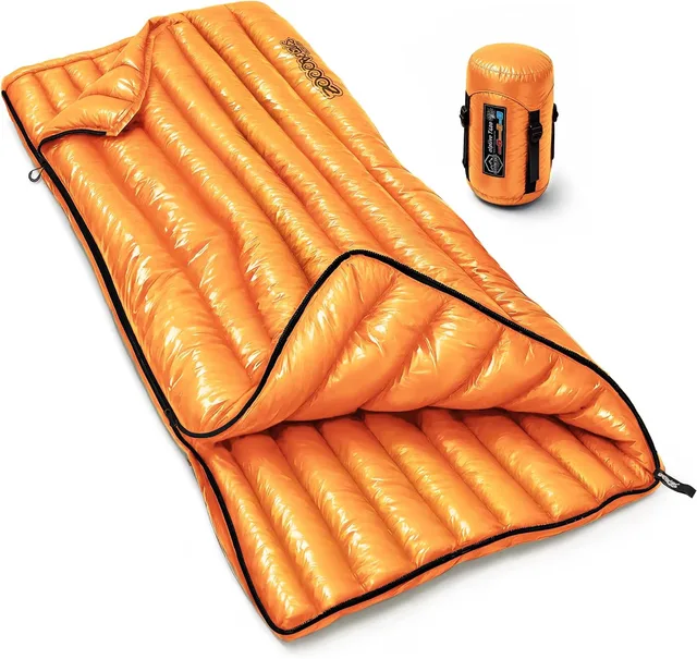Sleeping Bag 27 oz orange 6.7 inches