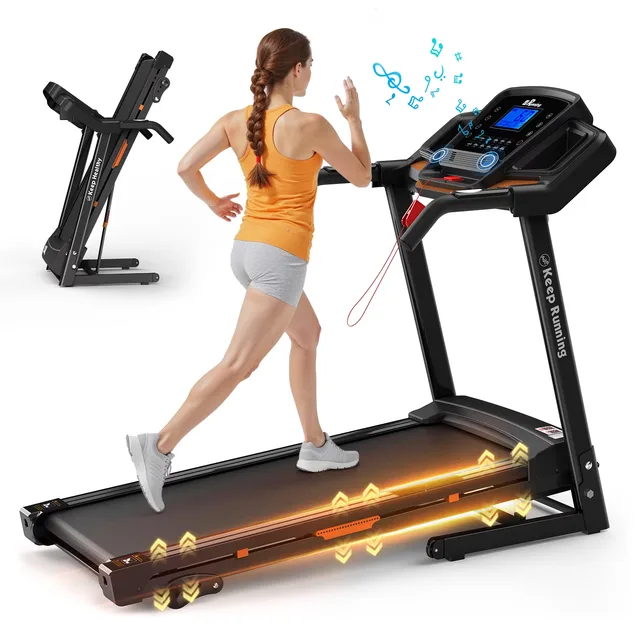 Electric Treadmill 3.5hp 330lbs foldable