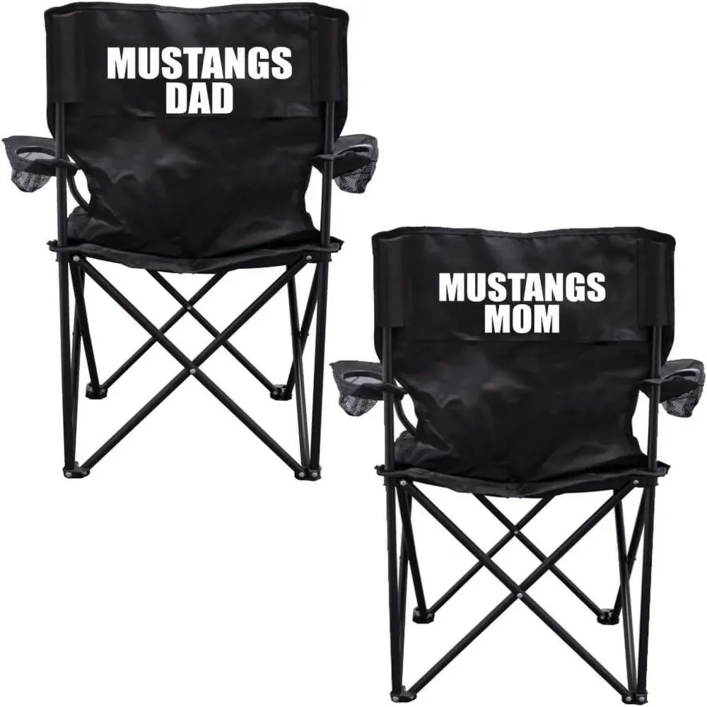Camping Chair folding black 300 pounds