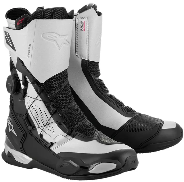 Mens Motorcycle black silver waterproof