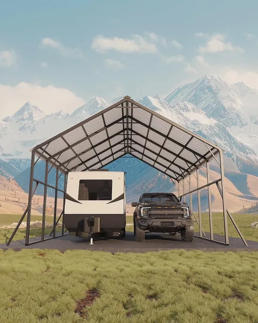 Carport 12 ft 14.4 ft heavy-duty