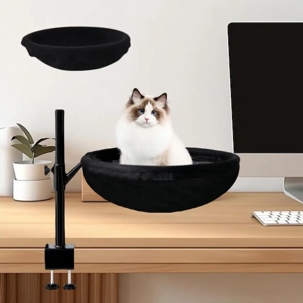 Cat Bed white black 35cm